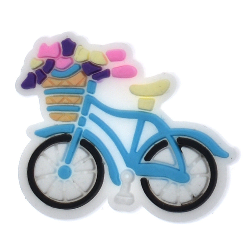 Wholesale 100pcs Summer Soft Rubber DIY Shoe Flower Decorative Buckle Accessories